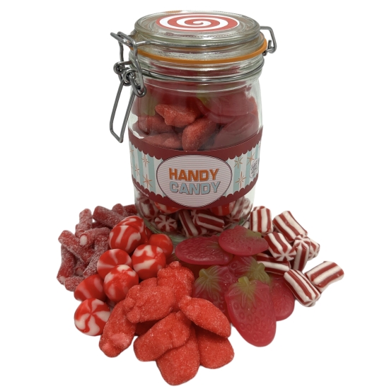 Strawberry Favourites Sweet Jar