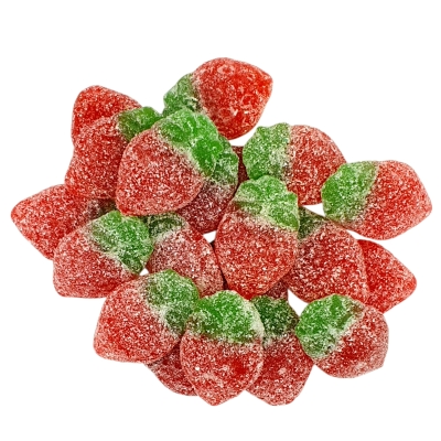 Fizzy Strawberries - Vegan Fizzy Strawberries - Vegan
