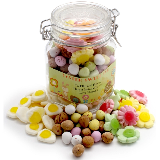 Personalised Easter Pick & Mix Sweet Jar