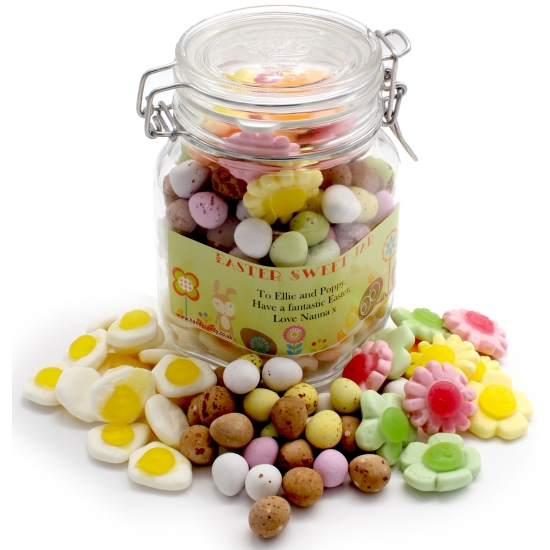 Personalised Easter Pick & Mix Sweet Jar Personalised Easter Pick & Mix Sweet Jar