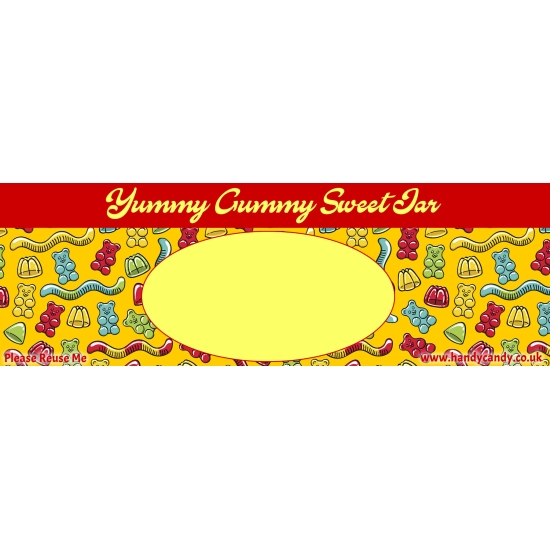 Yummy Gummy Haribo Bumper Sweet Jar