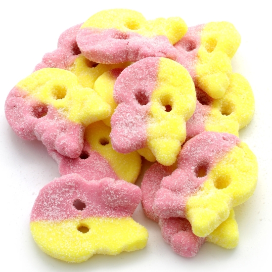 Bubs Sour Raspberry & Lemon Foam Skulls Bubs Sour Raspberry & Lemon Foam Skulls