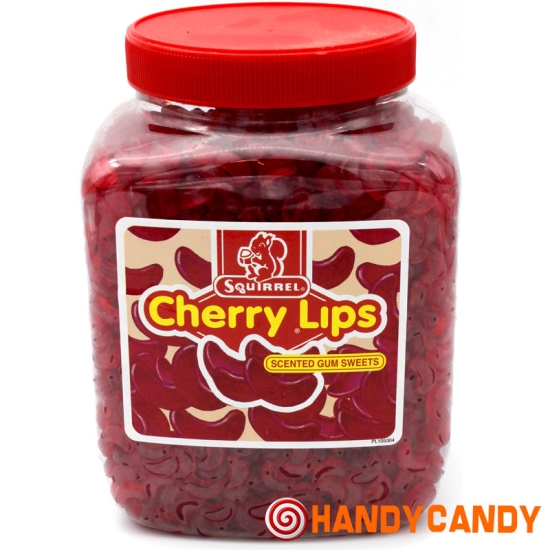 Squirrel's Cherry Lips Jar - 2.25kg Squirrel's Cherry Lips Jar - 2.25kg