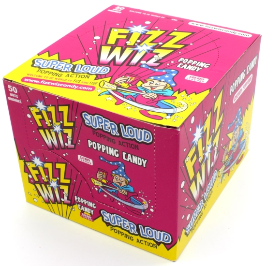 Fizz Wiz Cherry Popping Candy - Case of 50 Fizz Wiz Cherry Popping Candy - Case of 50
