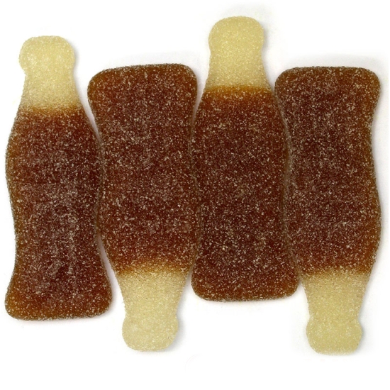 Giant Fizzy Cola Bottles x 10 - Haribo Giant Fizzy Cola Bottles x 10 - Haribo