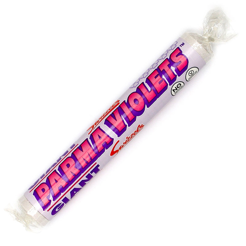 Giant Parma Violets 4 Rolls Swizzel's Matlow Sweets From The UK