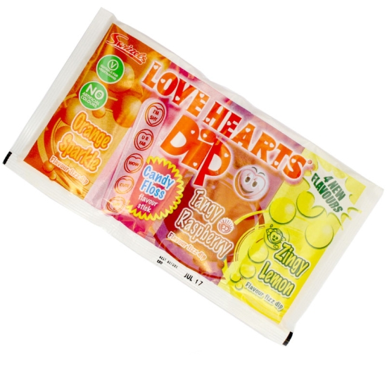 Love Hearts Dip - 4 Packs Love Hearts Dip - 4 Packs