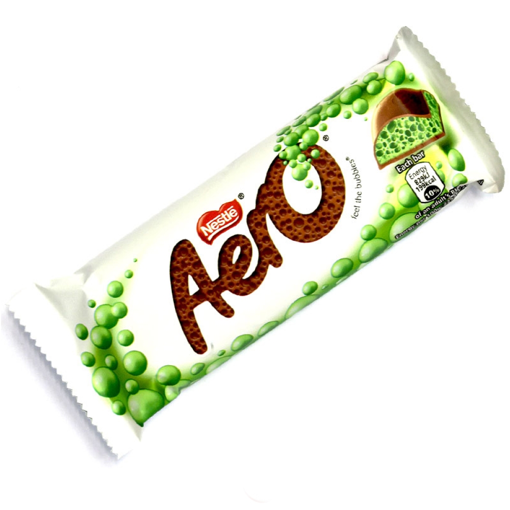 Nestle Mint Aero 3 Bars Nestle Sweets From The UK Retro Sweet Shop