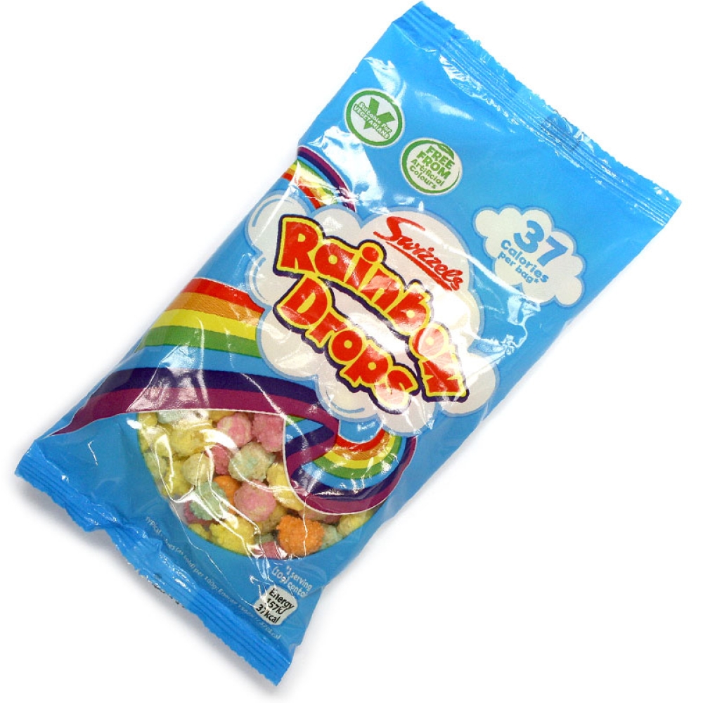Rainbow Drops 10 Packs Swizzel's Matlow Sweets From The UK Retro