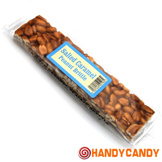 Salted Caramel Peanut Brittle Bar