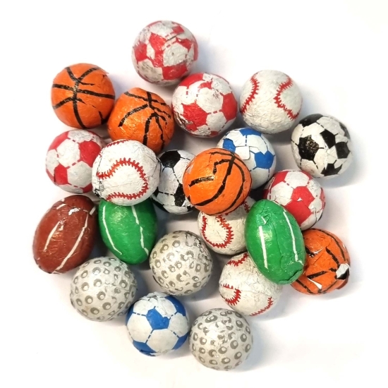 Chocolate Sports Balls Chocolate Sports Balls